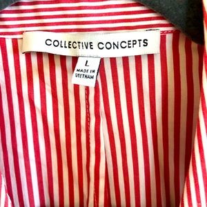 Lightly worn top with tie in front